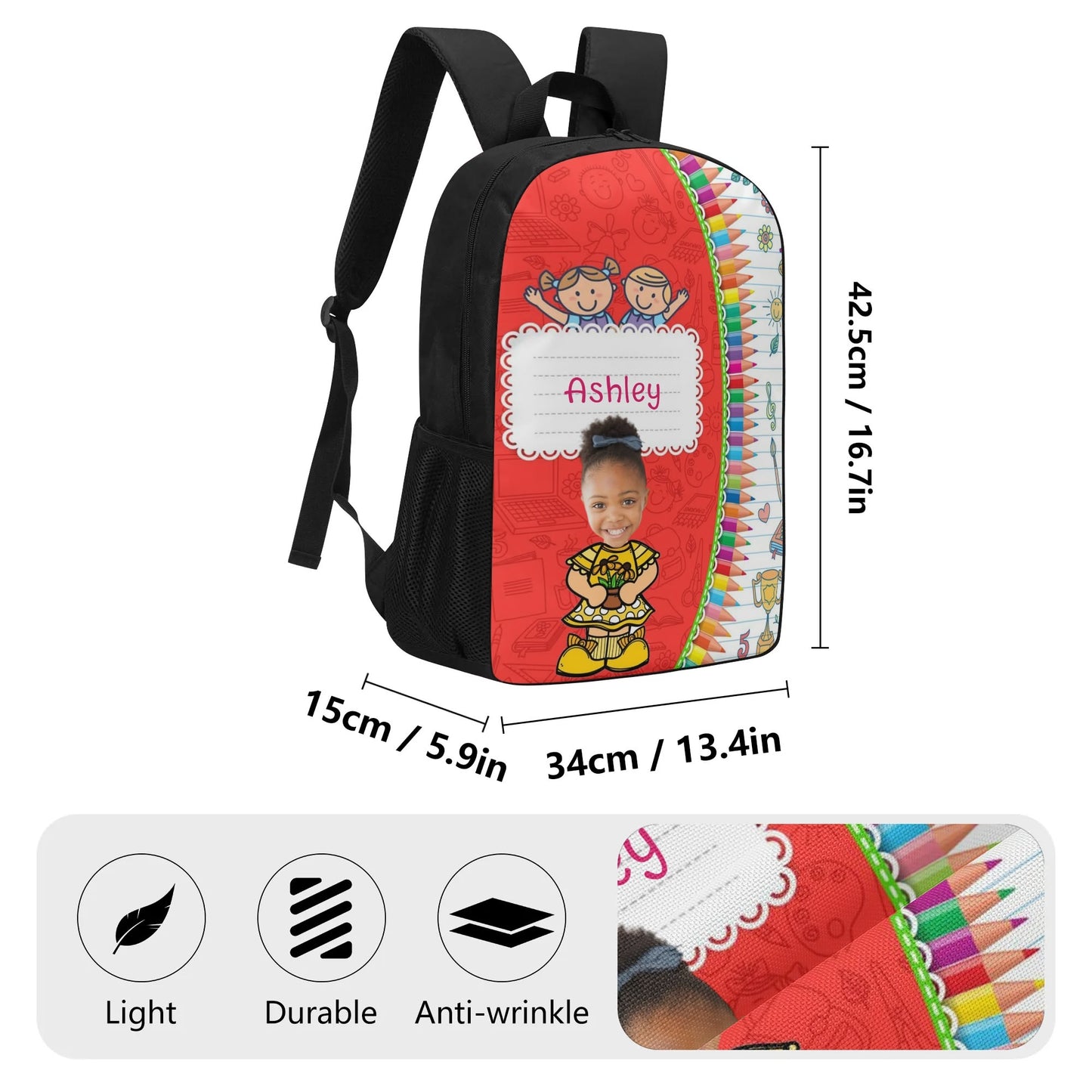 17 Inch School Backpack