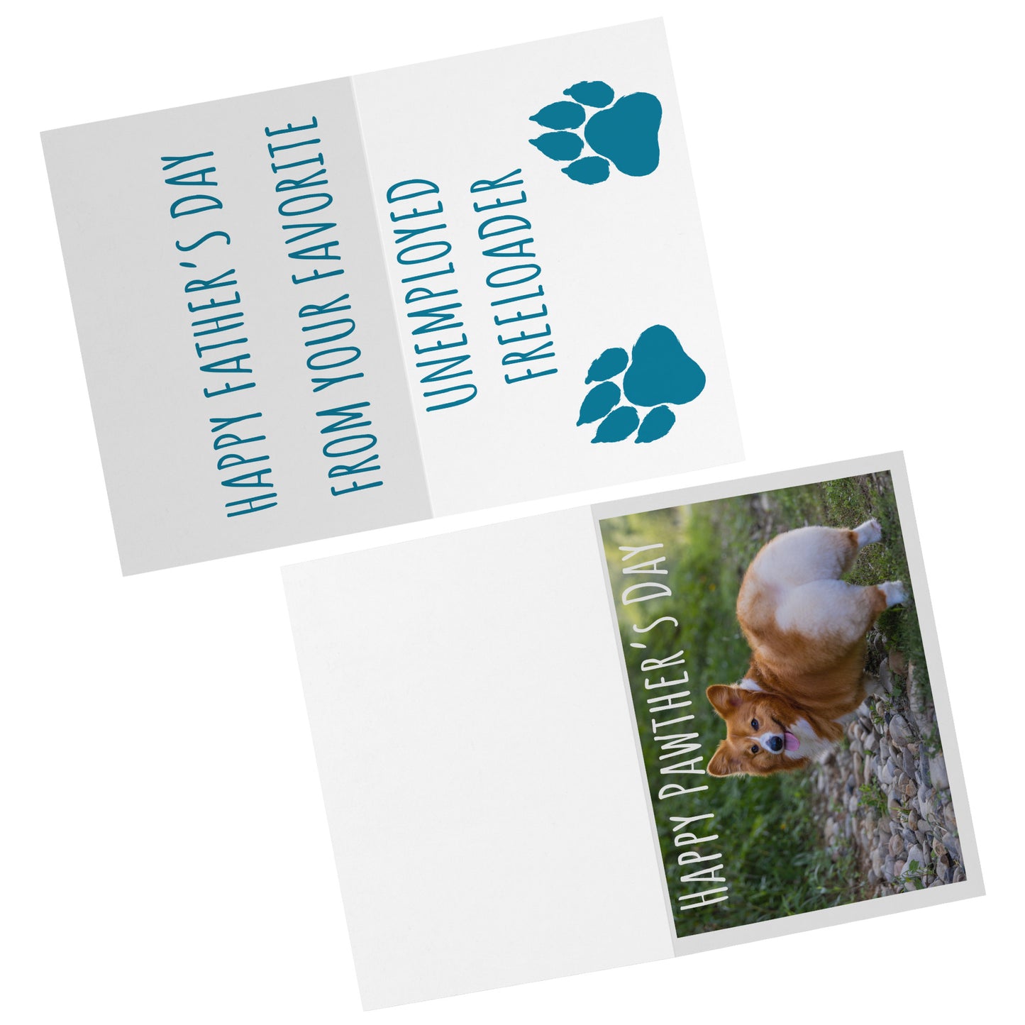 Father's Day Card from Pet│ Dad Funny Dog│ Dad Card - MyRoomyStuff