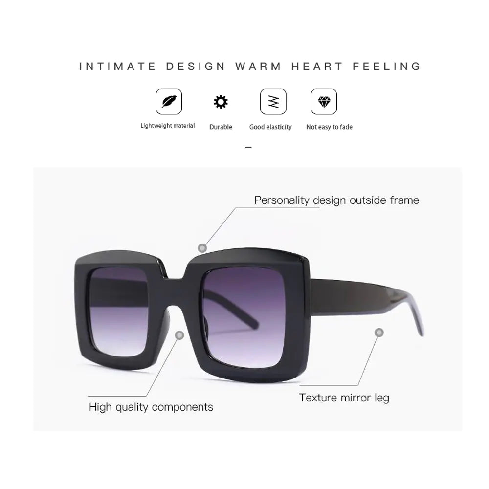 Square Sunglasses with UV Protection