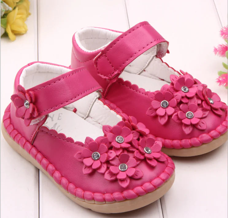 Sparkly Flower Toddler Shoes