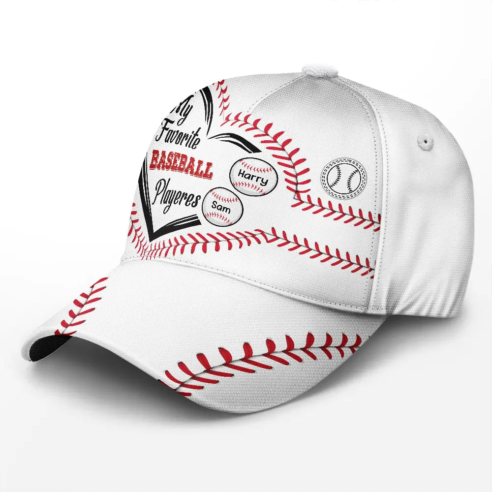 Personalized Cap│ My Favorite Baseball Players