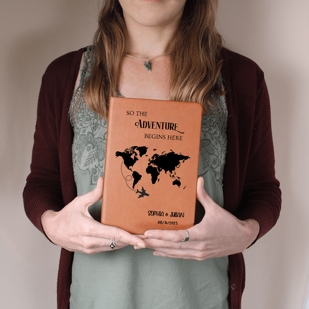 Travel Journal│ Leather Journal│ Personalized Journal│ Writing Journal