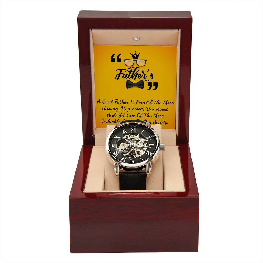 Open Watch│ To my Dad│ Father's Day│ Birthday Gift│ Idea for Gift│ Watch for Dad│ To my Daddy - MyRoomyStuff