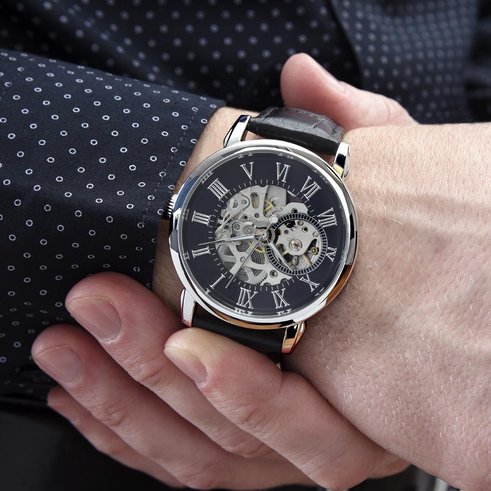 Open Watch│ To my Dad│ Father's Day│ Birthday Gift│ Idea for Gift│ Watch for Dad│ To my Daddy - MyRoomyStuff