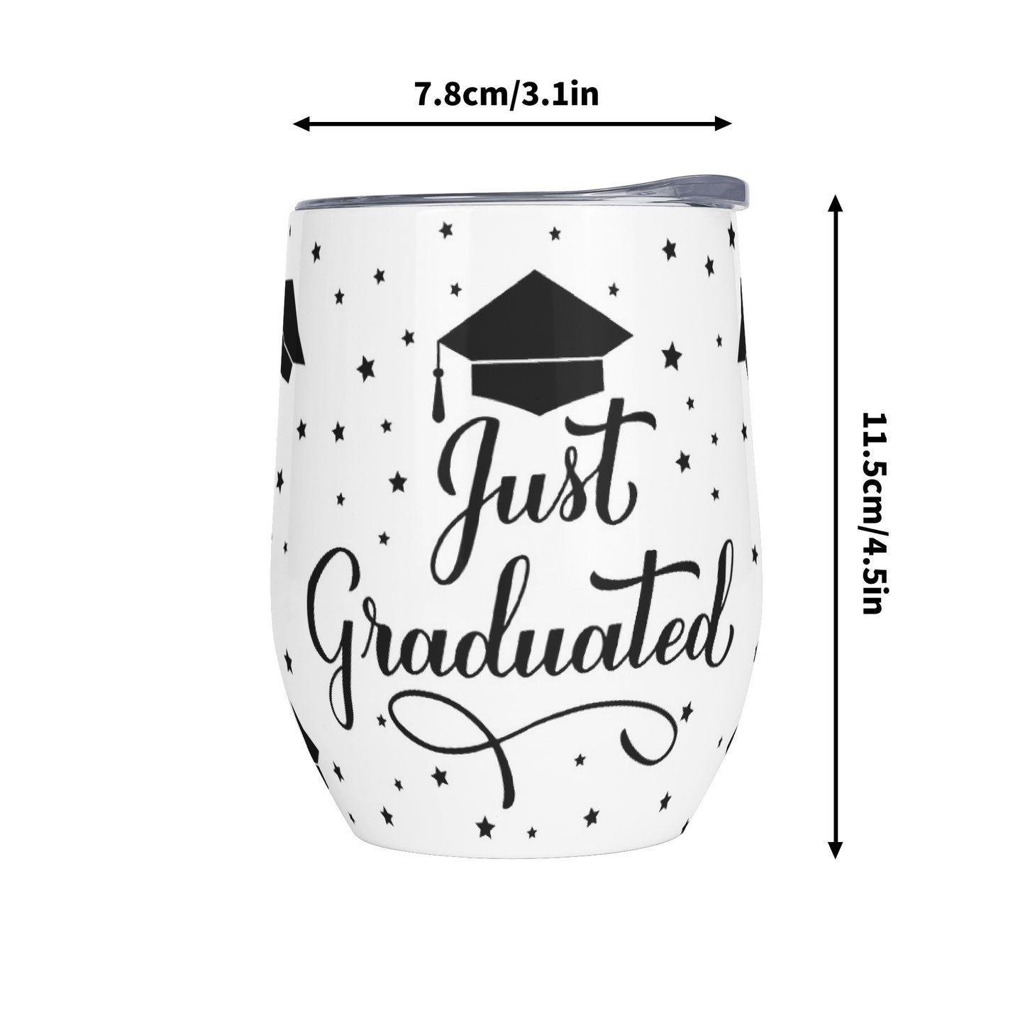 Glasses with Lid for Cold & Hot Drinks│ 12oz Tumbler