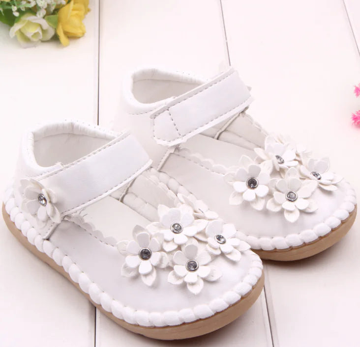 Sparkly Flower Toddler Shoes