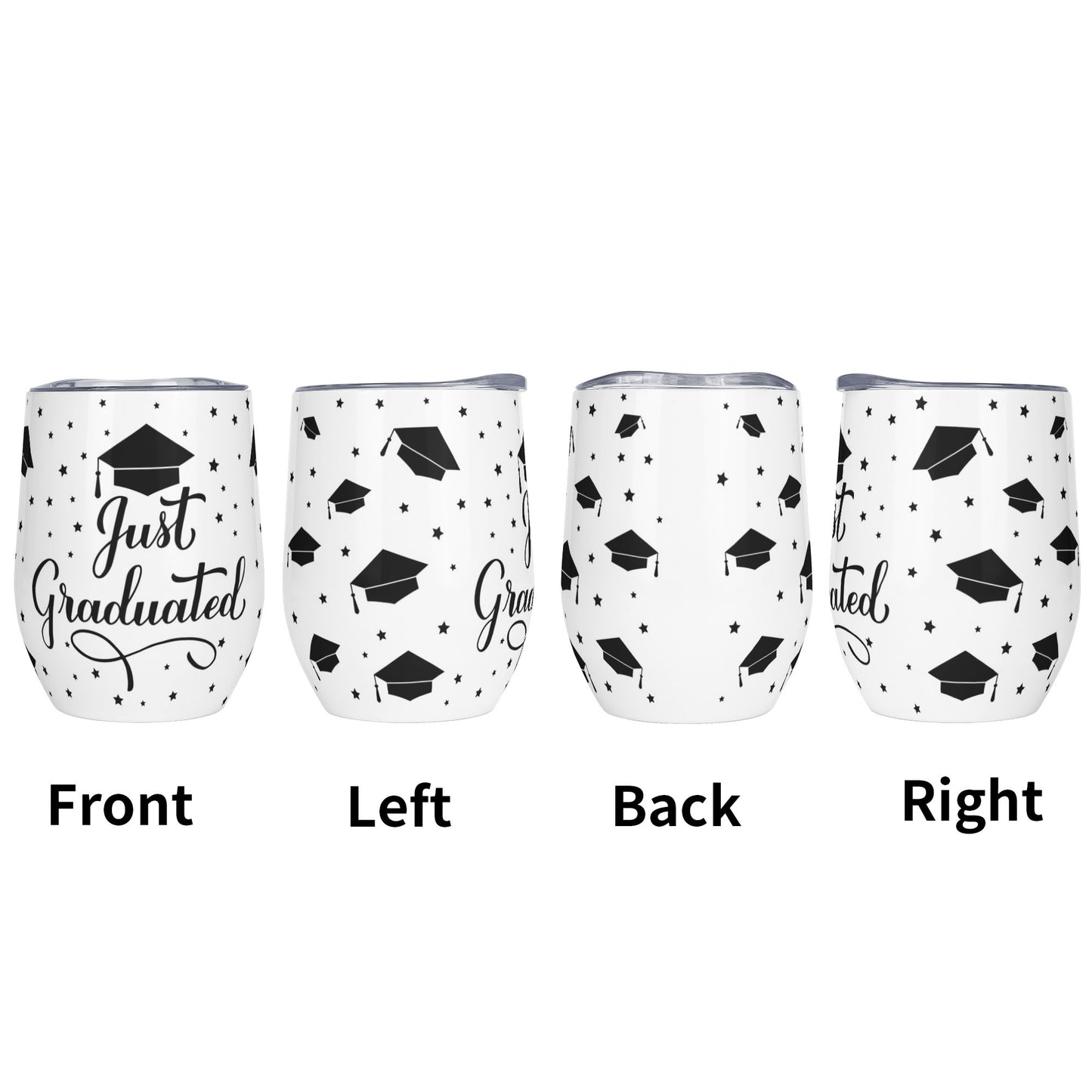 Glasses with Lid for Cold & Hot Drinks│ 12oz Tumbler