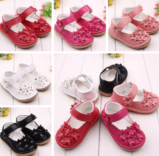 Sparkly Flower Toddler Shoes