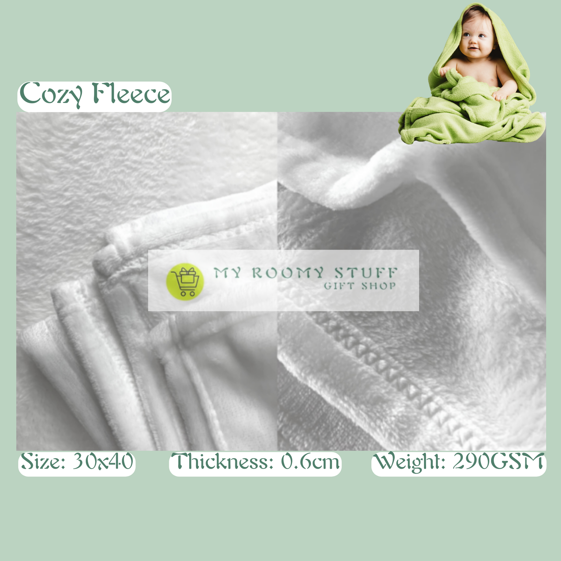 Personalized Sport Baby Blanket Gift Fleece Blanket Size 30x40 MyRoomyStuff