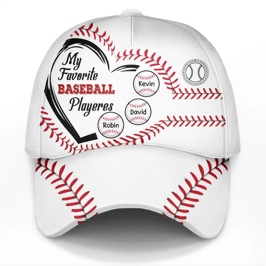 Personalized Cap│ My Favorite Baseball Players