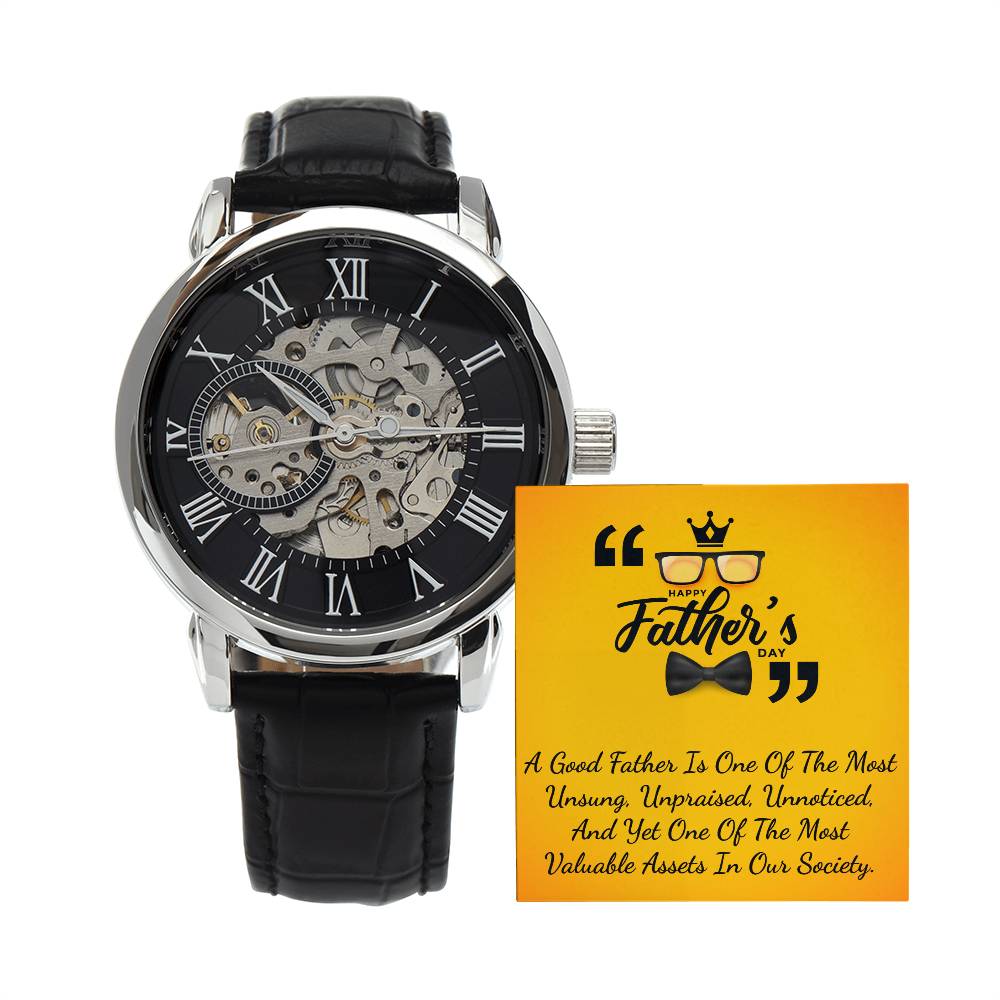 Open Watch│ To my Dad│ Father's Day│ Birthday Gift│ Idea for Gift│ Watch for Dad│ To my Daddy - MyRoomyStuff