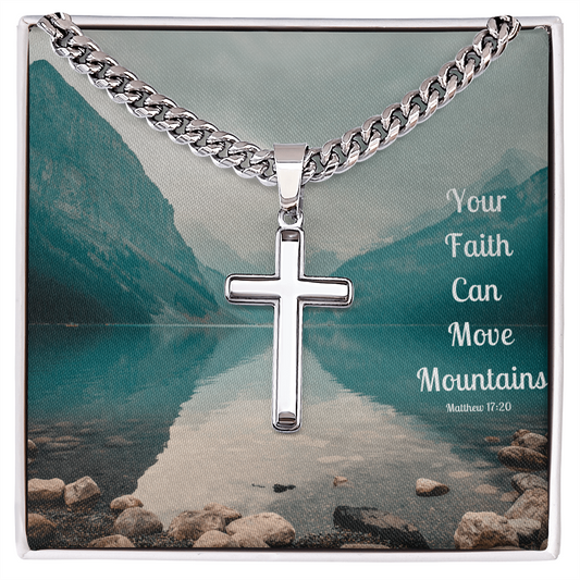 Faith │ Men │ Gift │ Cross Necklace│
